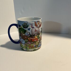 Walt Disney World Character Collage Mug Monorail EPCOT Pixar Disney Parks WDW